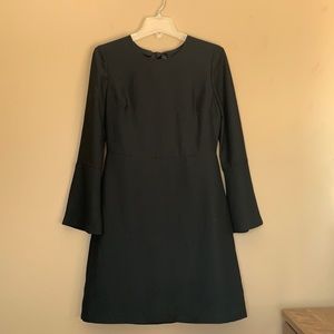 Banana Republic Bell-Sleeve Black Dress